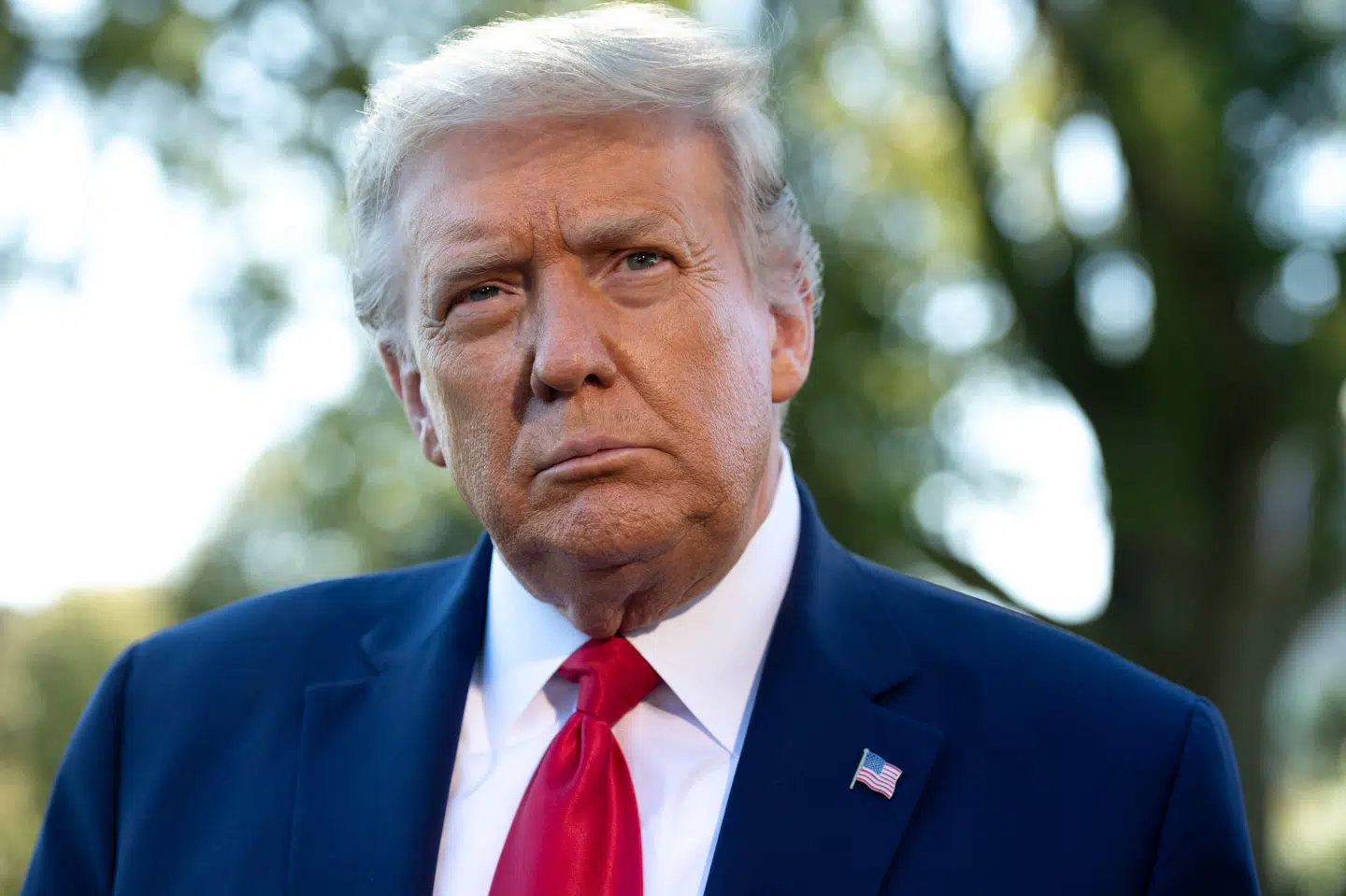 Den tidligere amerikanske præsident Donald Trump har meldt sig ud af fagforening for amerikanske tv- og filmskuespillere. (Arkivfoto) Saul Loeb/Ritzau Scanpix