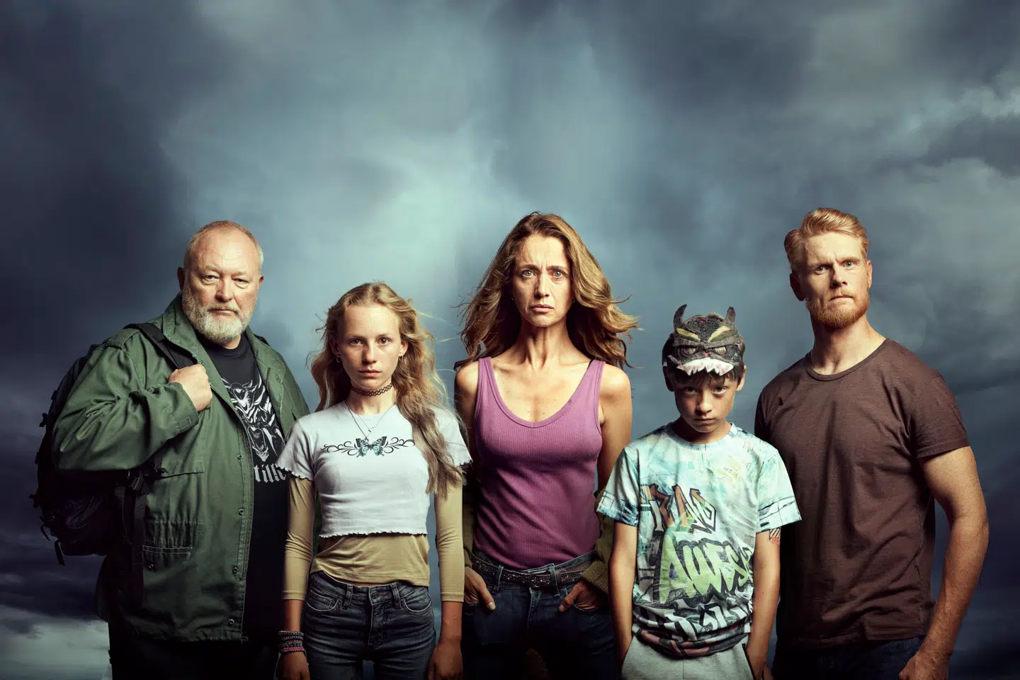 Bjarne Henriksen, Flora Ofelia, Christina Albeck Børge, Noah Otto Storm og Peter Plaugborg.