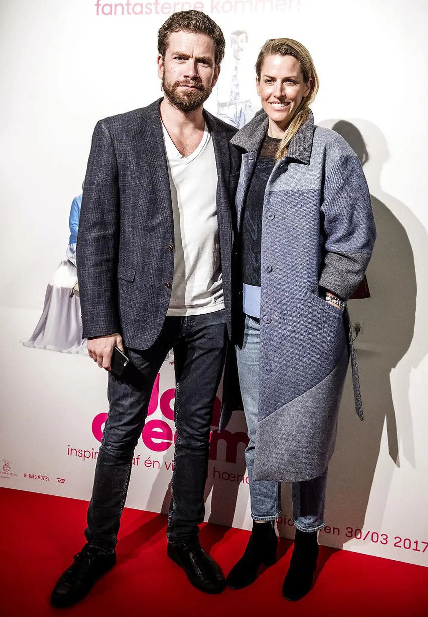Nikolaj Lie Kaas og Anne Langkilde i 2017.
