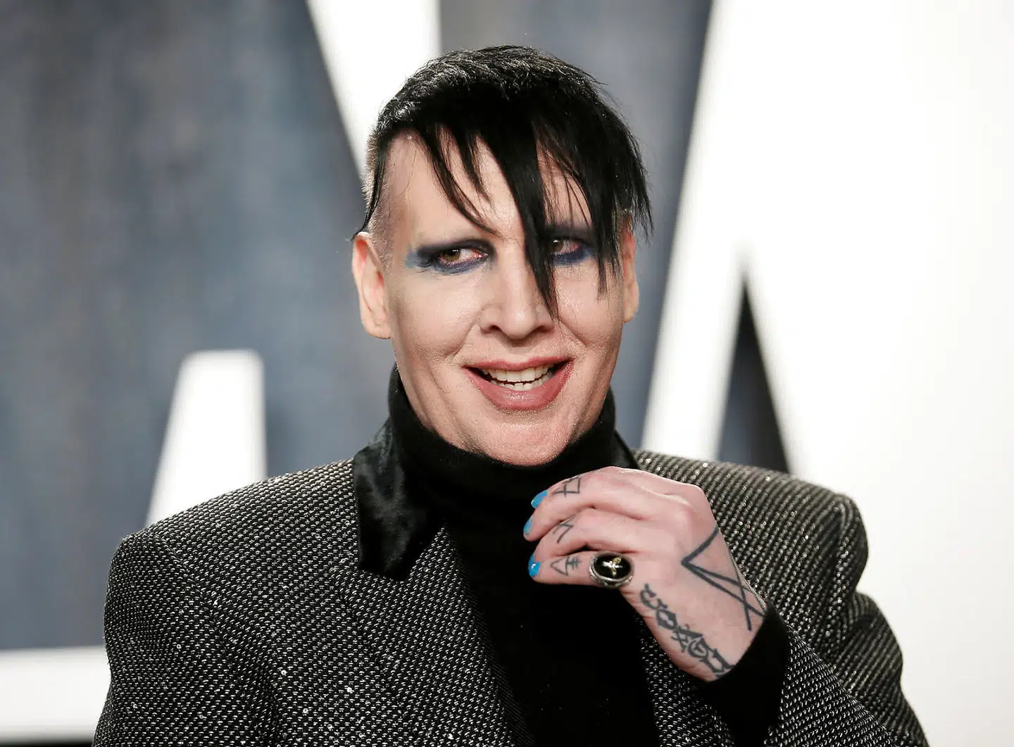 Musikeren Marilyn Manson ved Vanity Fairs Oscar-fest i februar sidste år.