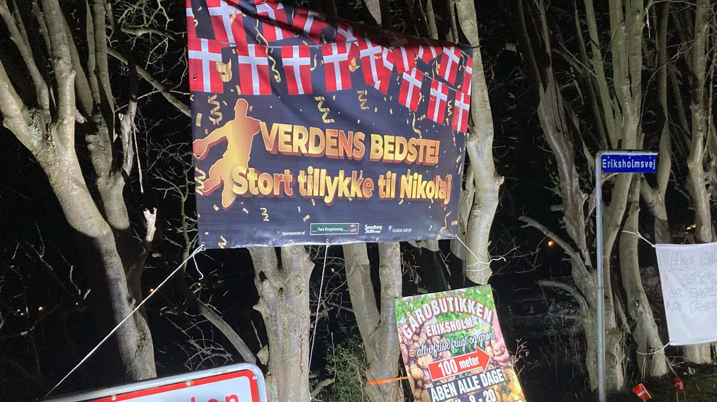 Nikolaj Jacobsen blev overrasket, da han kom hjem.