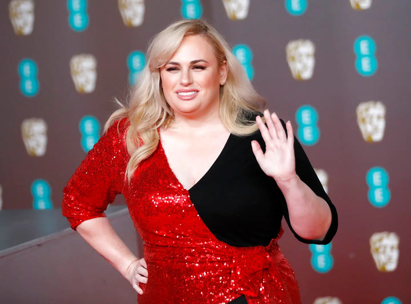 Australian actress Rebel Wilson poses on the red carpet upon arrival at the BAFTA British Academy Film Awards at the Royal Albert Hall in London on February 2, 2020. Tolga AKMEN / AFP
