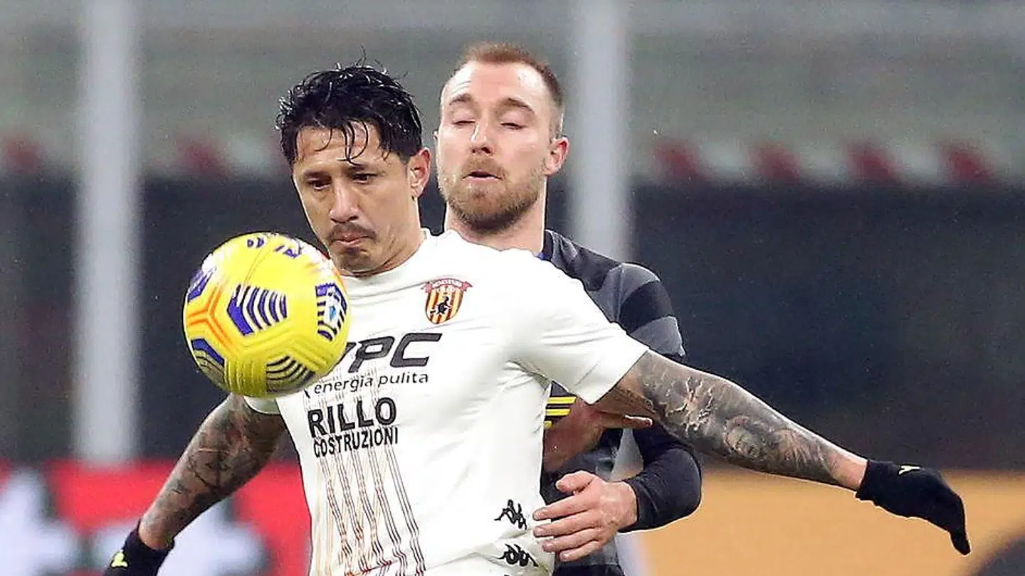 Christian Eriksen i opgøret mod Benevento EPA/Matteo Baxxi