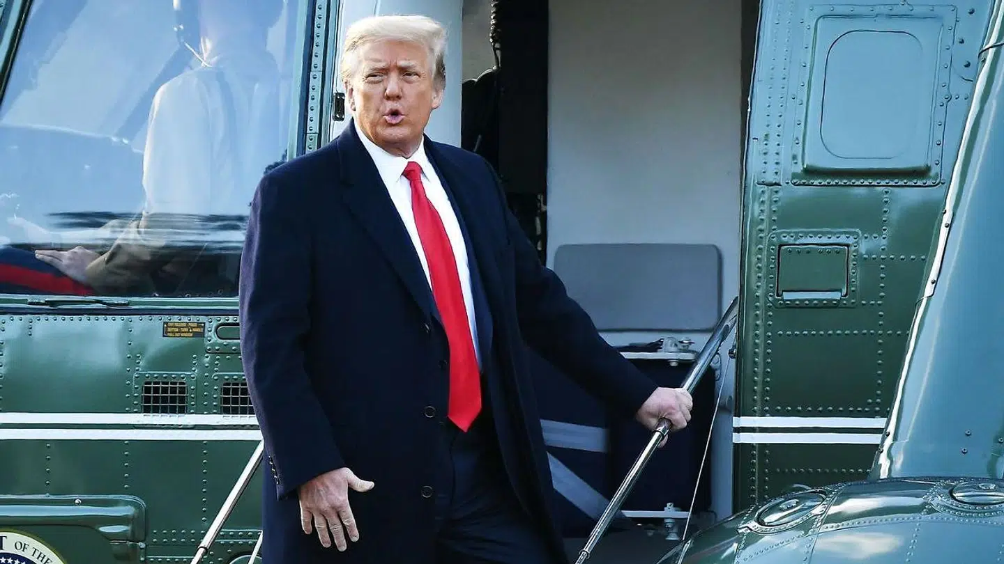 Arkivfoto af Donald Trump.