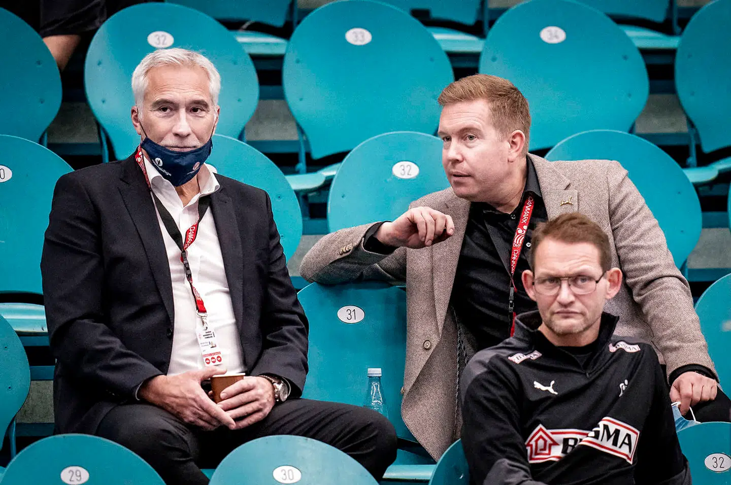Generalsekretær Morten Stig Christensen og sportschef Morten Henriksen i DHF melder allerede ud om, at der ikke bliver en traditionel guldfejring, hvis Danmark vinder VM.