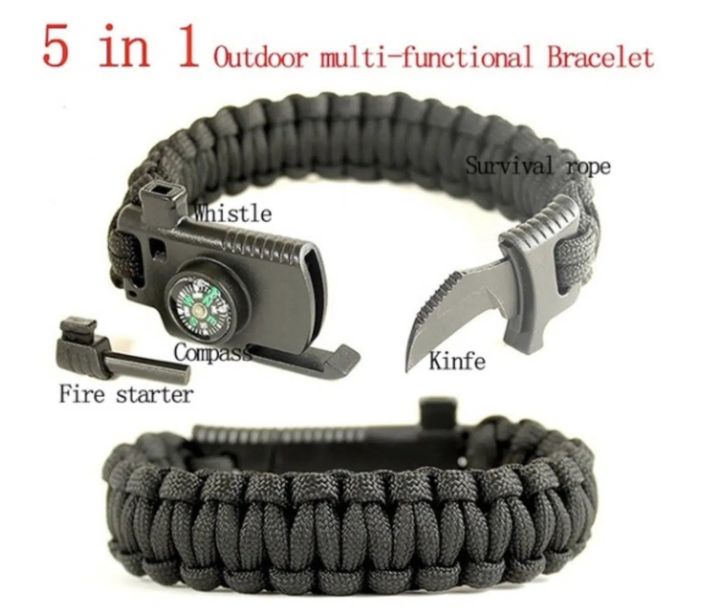 Sådan ser armbåndet ud, som John fik med gratis fra Wish