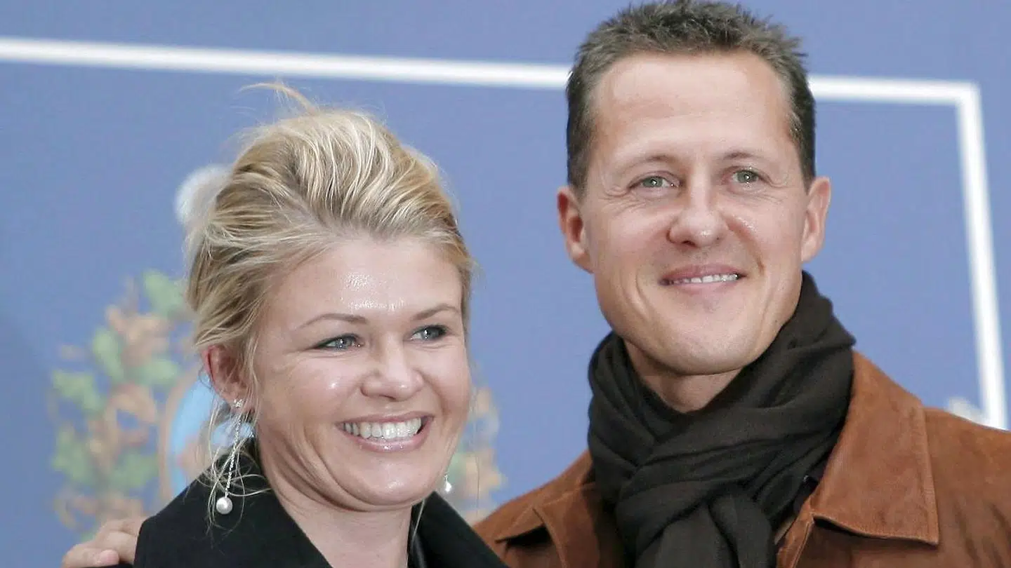 Michael Schumacher med konen Corinna.