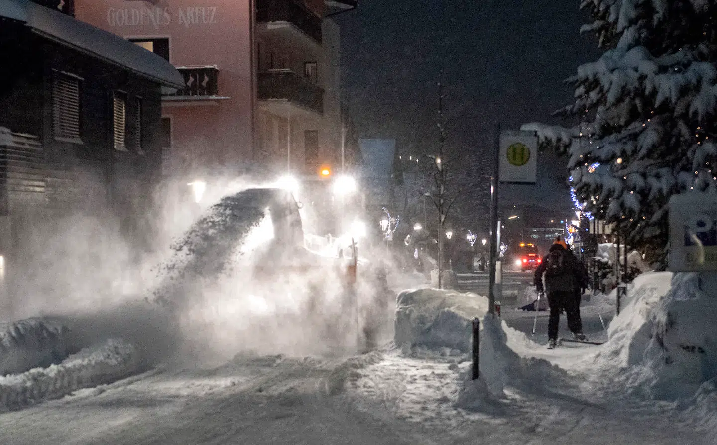Billede fra en af løjperne ved Sankt Anton.