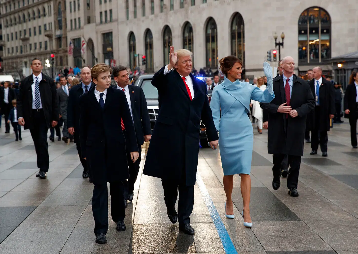 Donald og Melania Trump.