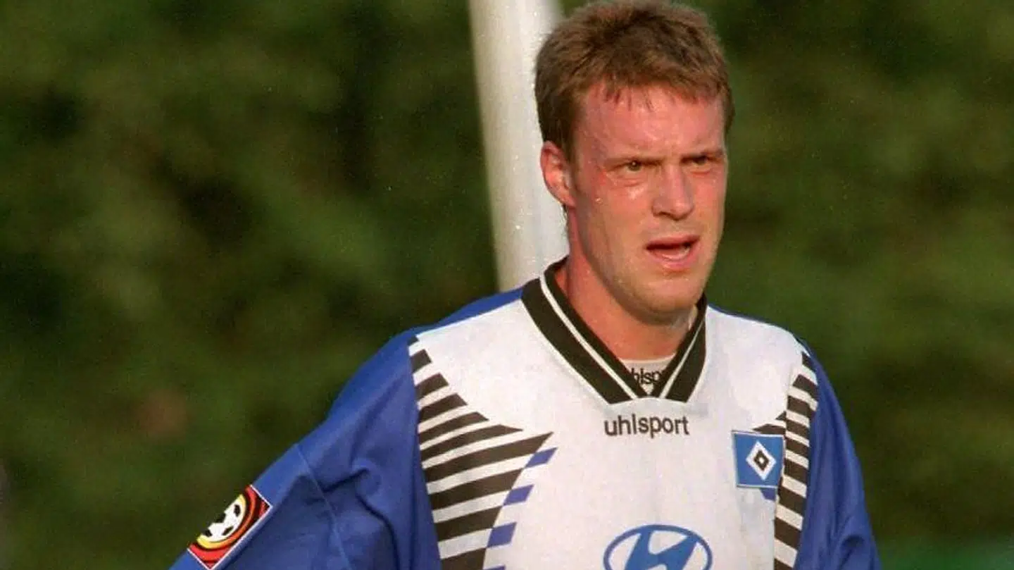 Jakob Friis-Hansen i aktion for Hamburger SV.