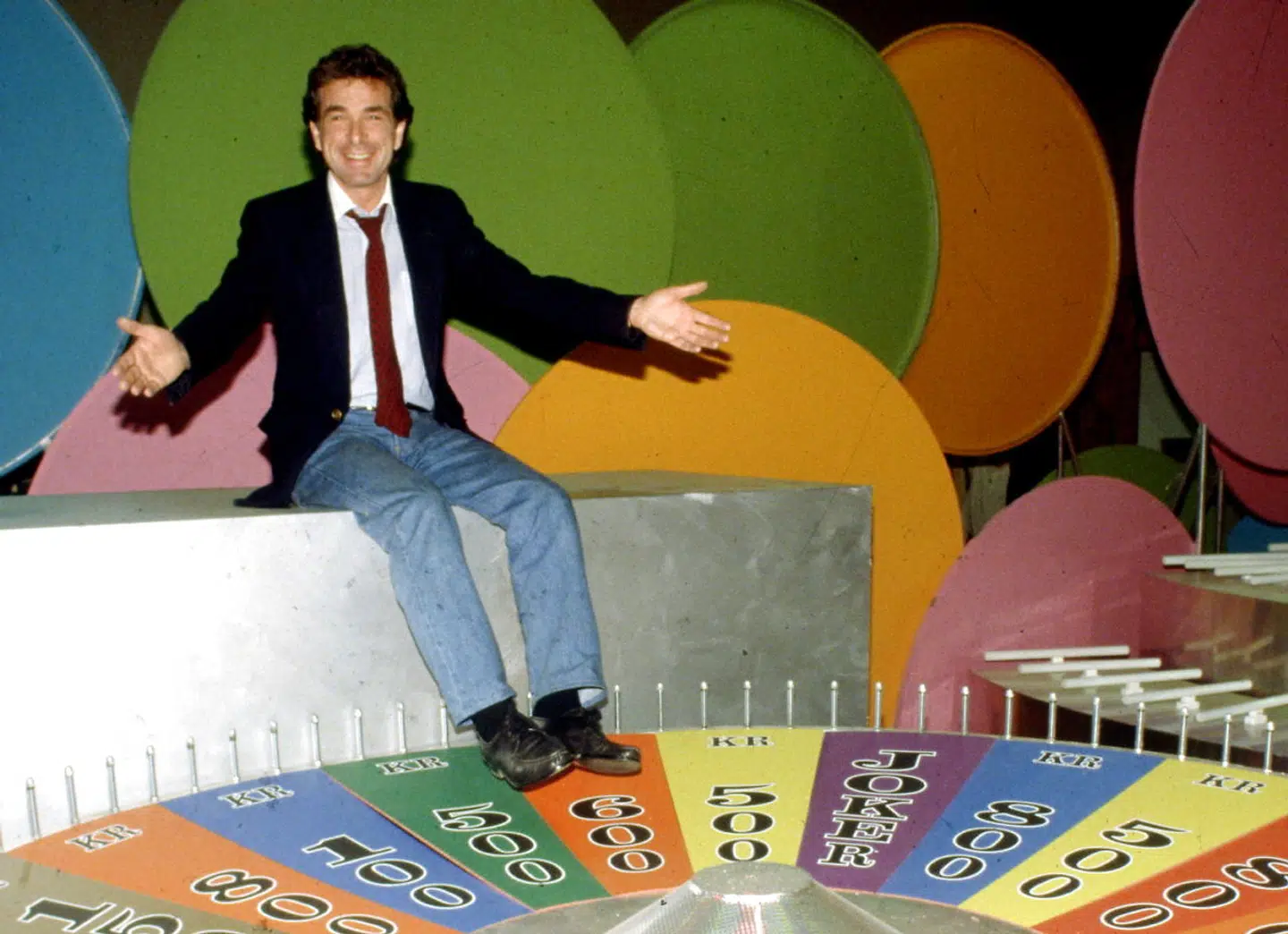 Michael Meyerheim var den første studievært i 'Lykkehjulet', da det startede på TV 2 i 1988.