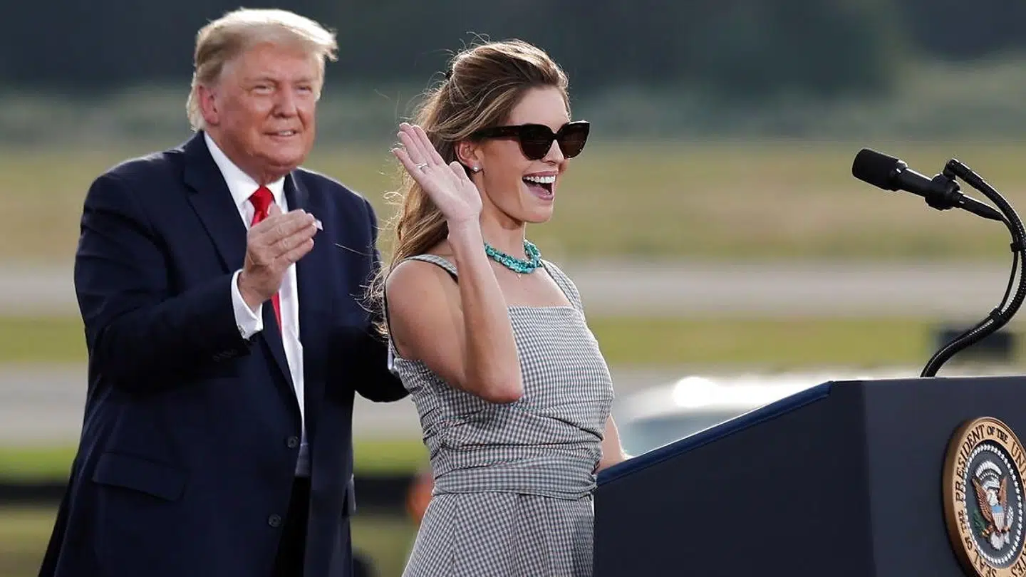 Donald Trump og Hope Hicks.