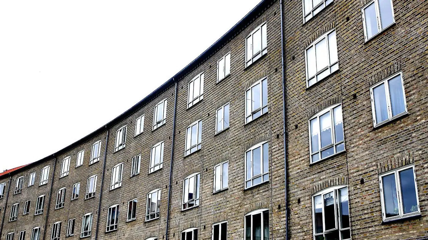 Sådan kan en etagebolig i Danmark se ud.