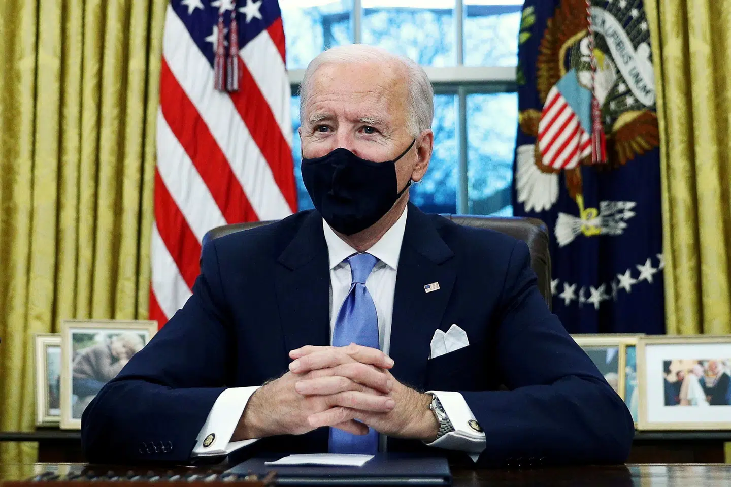 USA's præsident, Joe Biden, genindfører et rejseforbud for ikke-amerikanske borgere fra dele af Europa og Brasilien. (Arkivfoto) Tom Brenner/Reuters