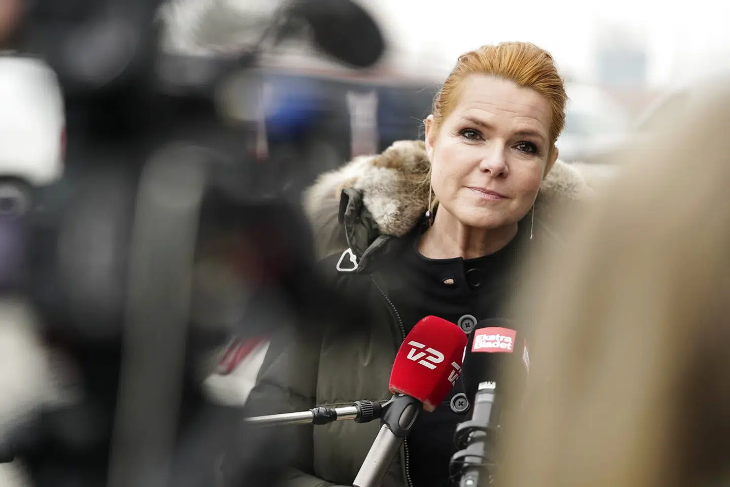 Inger Støjberg. Venstre afholder ekstraordinært landsmøde i Roskilde søndag 24. januar 2021. På dagsordenen er valg af ny næstformand i Venstre. Grundet corona bliver landsmødet afholdt virtuelt, og de delegerede stemmer således digitalt hjemmefra.