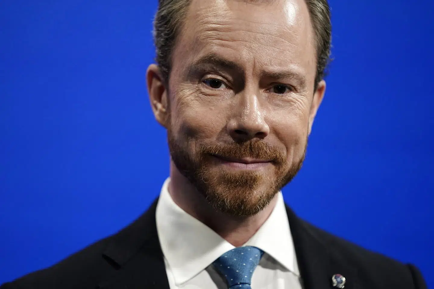 Jakob Ellemann-Jensen efter landsmødet. Venstre afholder ekstraordinært landsmøde i Roskilde søndag 24. januar 2021. På dagsordenen er valg af ny næstformand i Venstre. Grundet corona bliver landsmødet afholdt virtuelt, og de delegerede stemmer således digitalt hjemmefra.