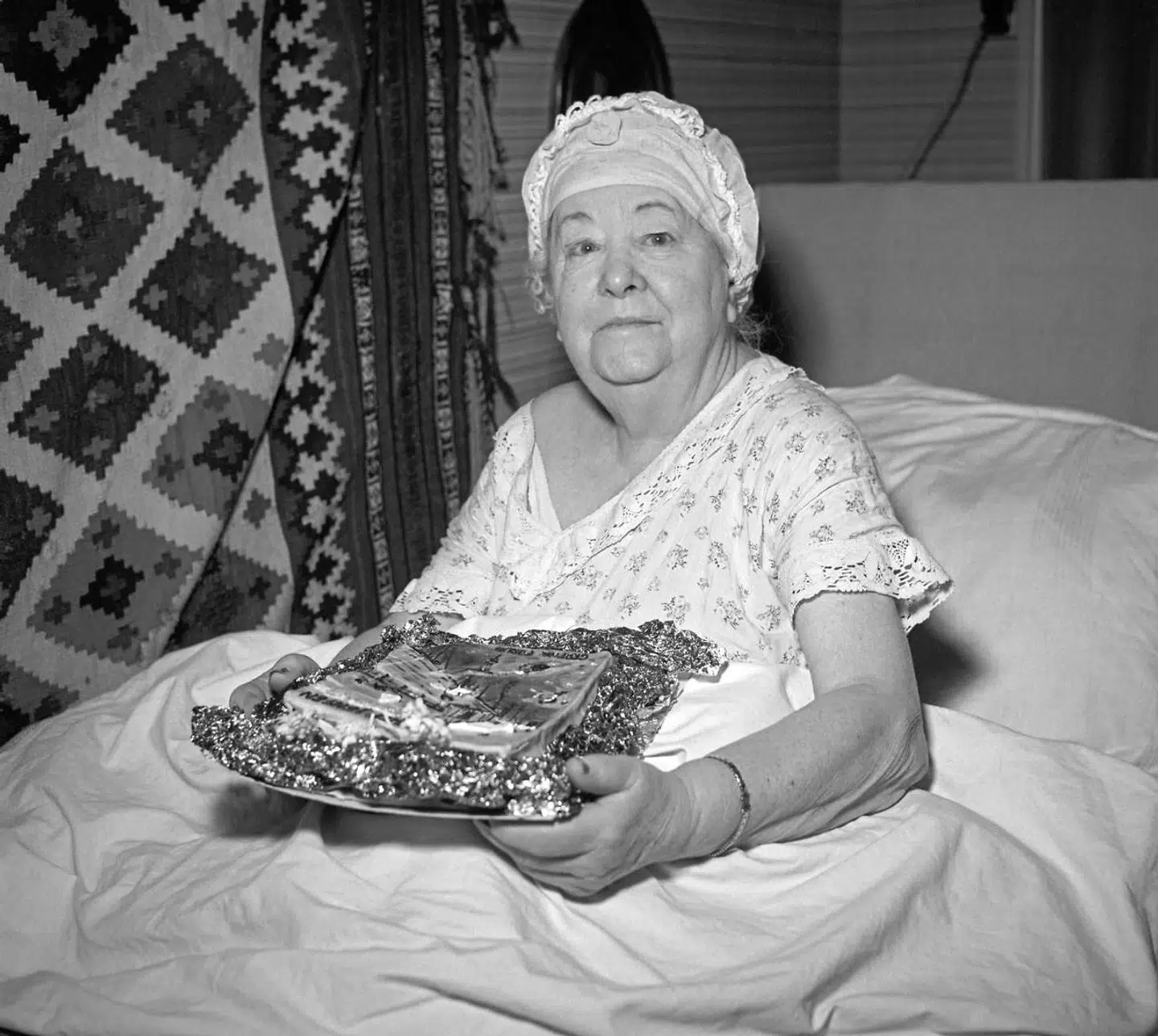 Forfatter Thit Jensen da hun fyldte 80 år.