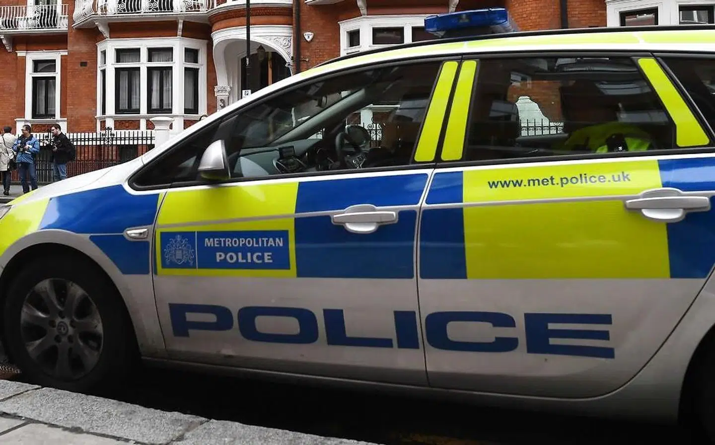 Eb politibil fra Londons Metropolitan Police.