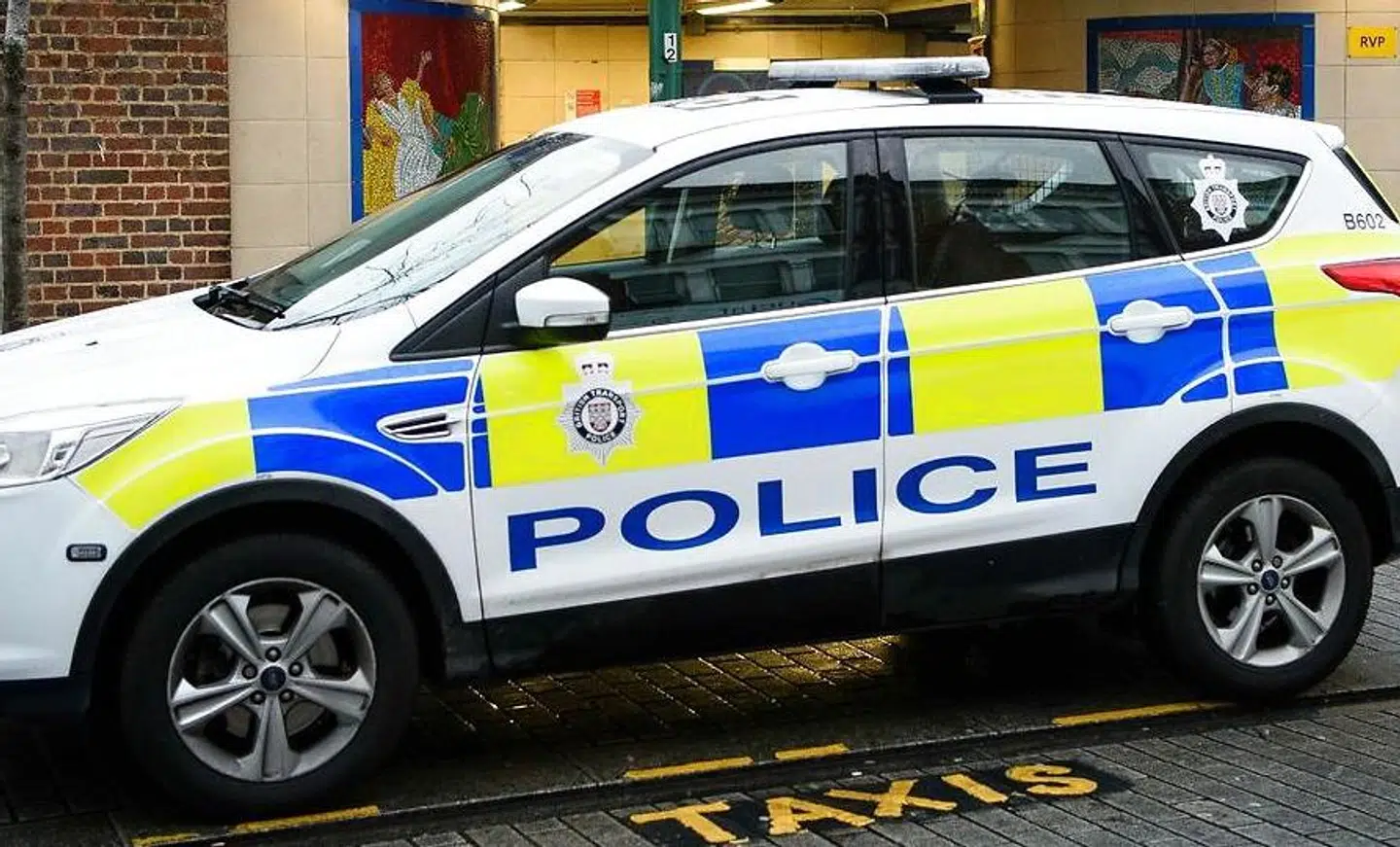 En politibil i London.