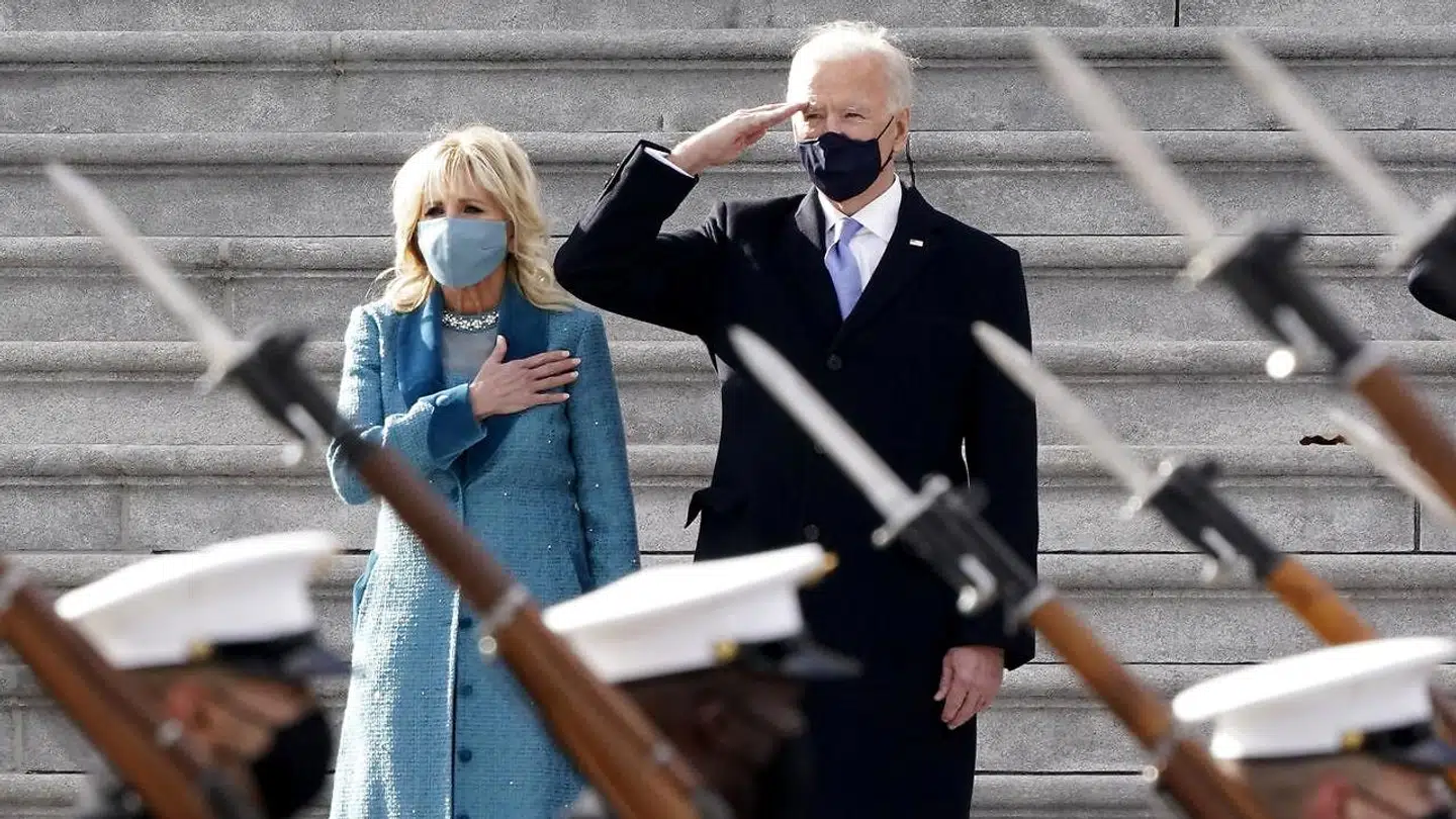 Præsident Joe Biden og USA's First Lady, Jill Biden.