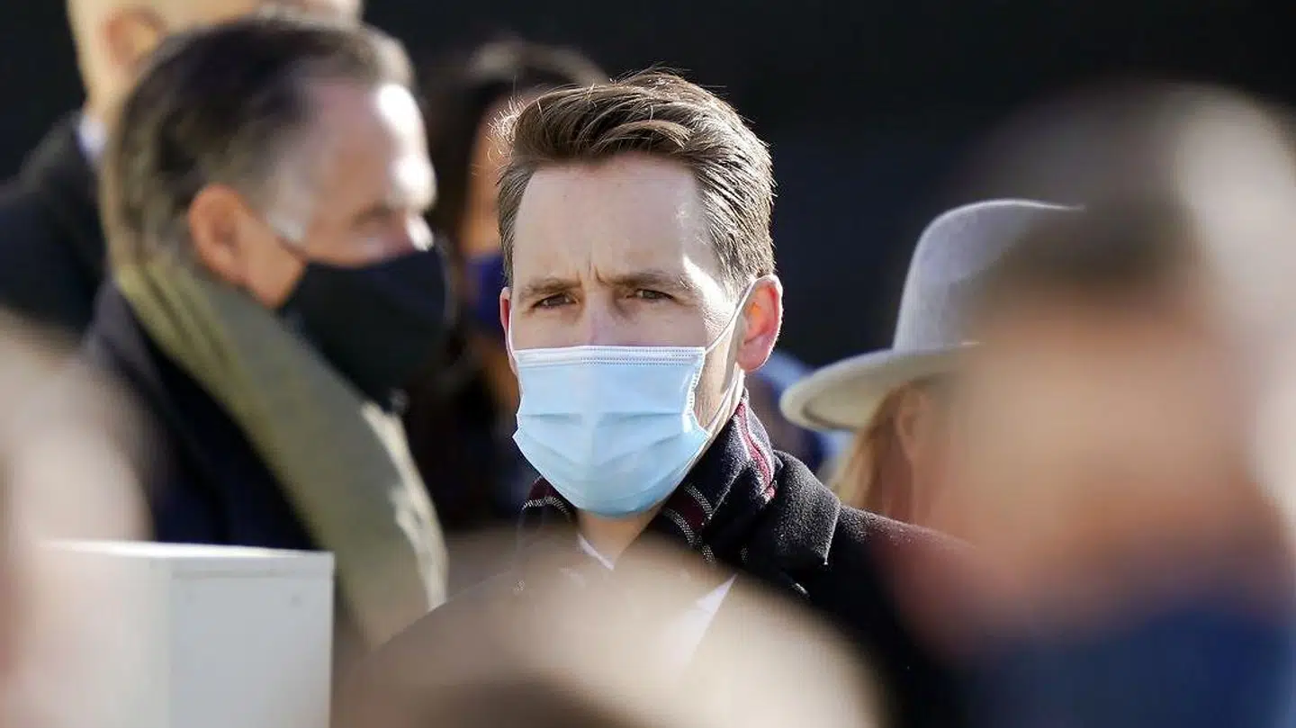Josh Hawley under indsættelsen.