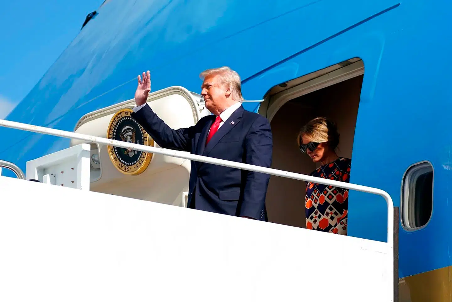 Donald og Melania Trump.