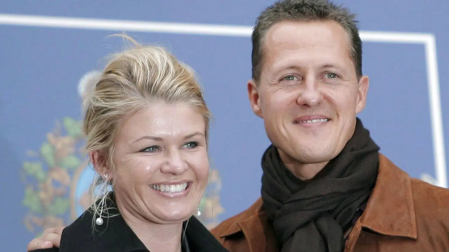 Michael Schumacher med konen Corinna.