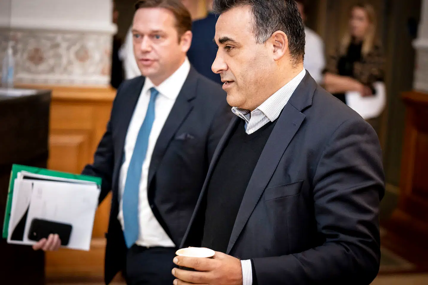 Marcus Knuth (K) og Naser Khader (K) kan juble over de gode målinger.