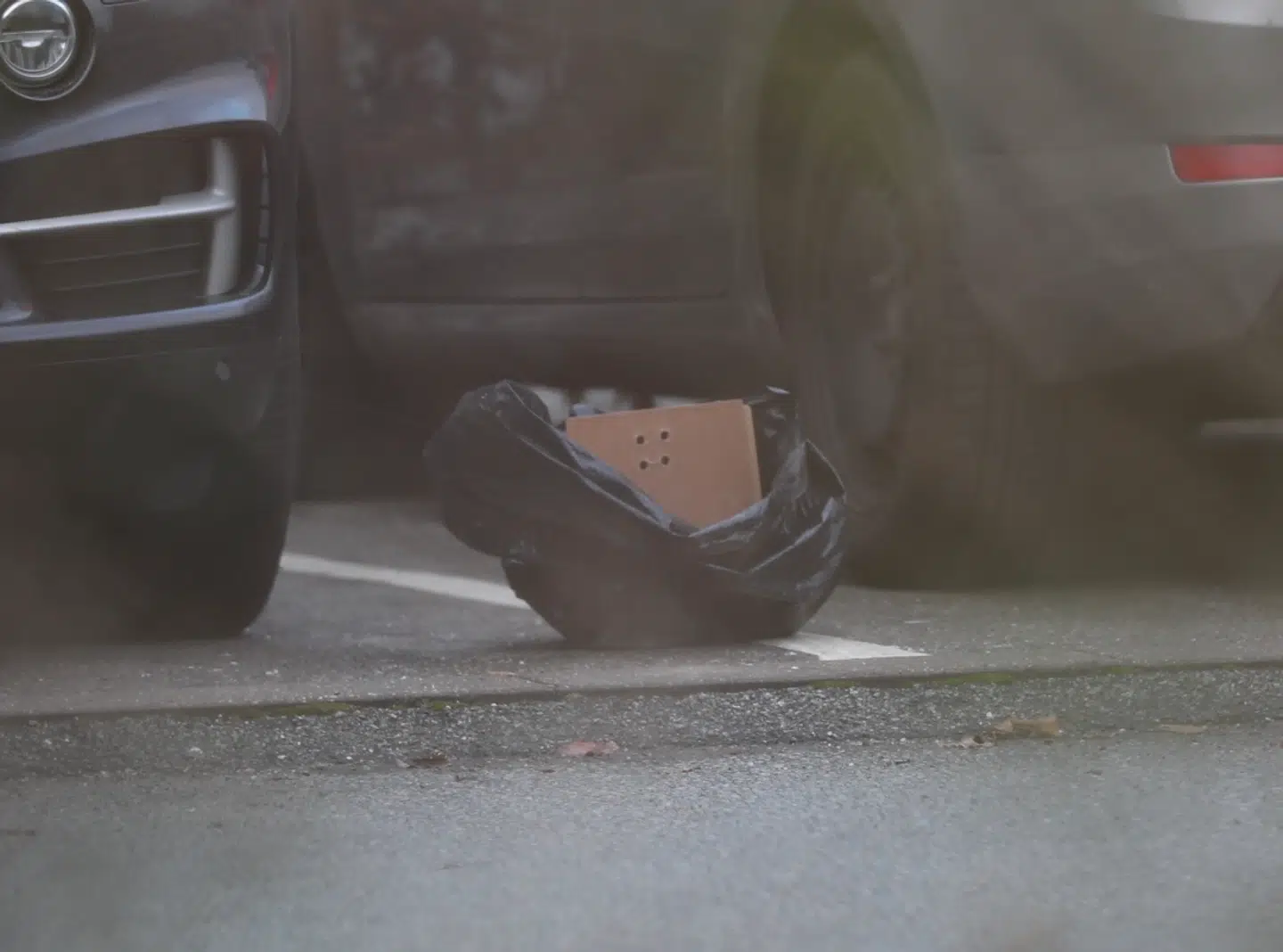 Sådan så den bombelignende genstand ud.