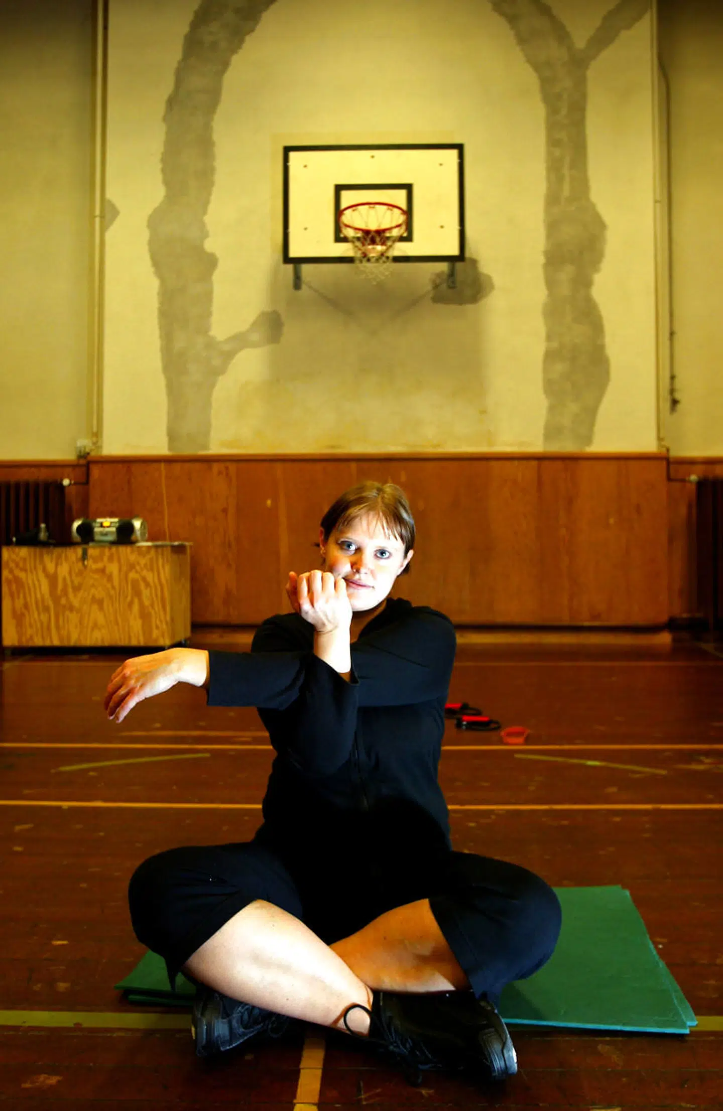 Line Hansen, da hun som 21-årig var på Ubberup Højskole for at tabe sig.Foto Ernest van Norde.