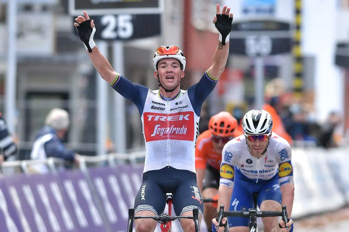 Mads Pedersen vandt endagsløbet Gent-Wevelgem sidst i 2020.