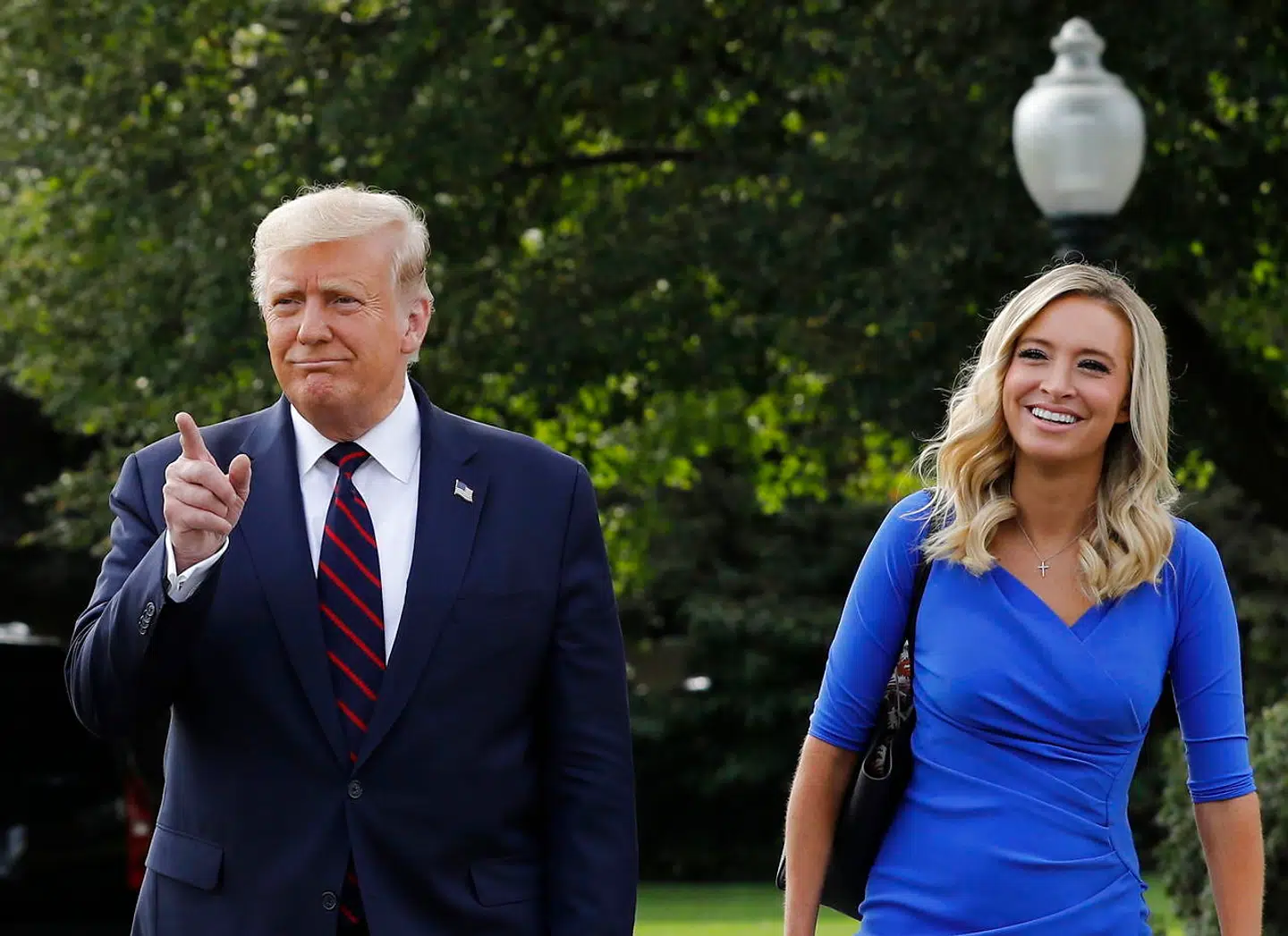 Kayleigh McEnany har været en nær medarbejder for Donald Trump i knap et år.
