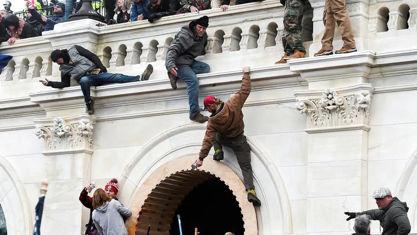 Her ses demonstrationen.