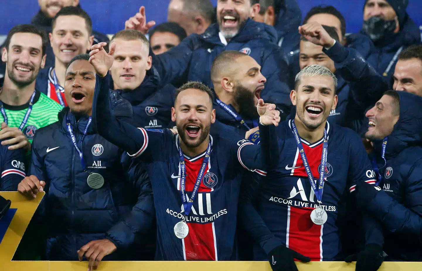 Neymar og PSG vandt den franske supercup over Marseille.
