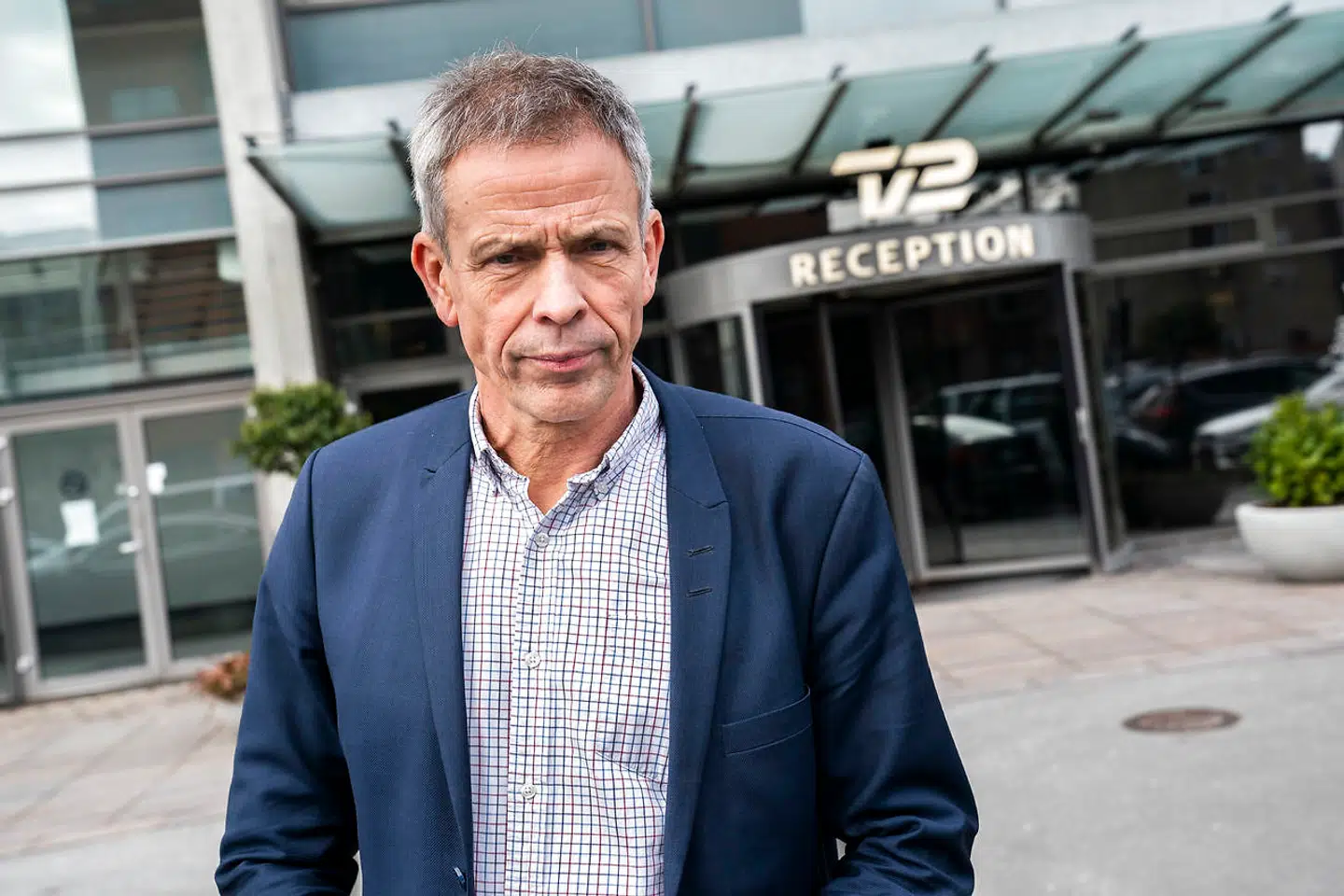 Tillidsmand Lennart Sten ved TV2 på Teglholmen i København.