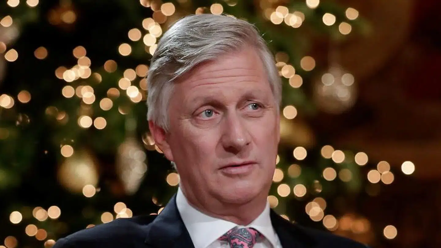 Kong Philippe fotograferet i forbindelse med sin juletale i 2020.