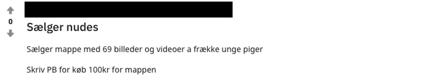 Nøgenbilleder og sexvideoer bliver flittigt delt på siden Reddit.