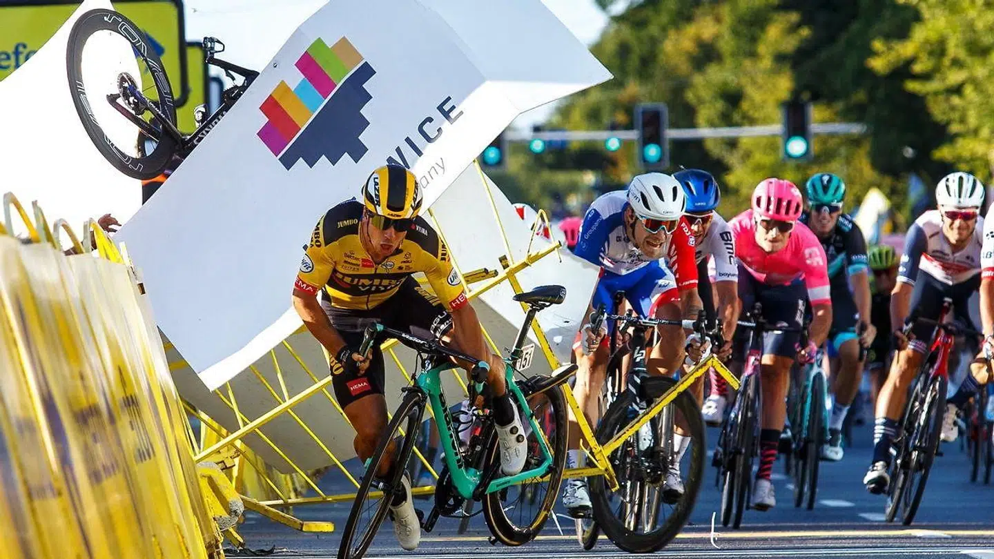 Styrtet skete på 1. etape af Polen Rundt.