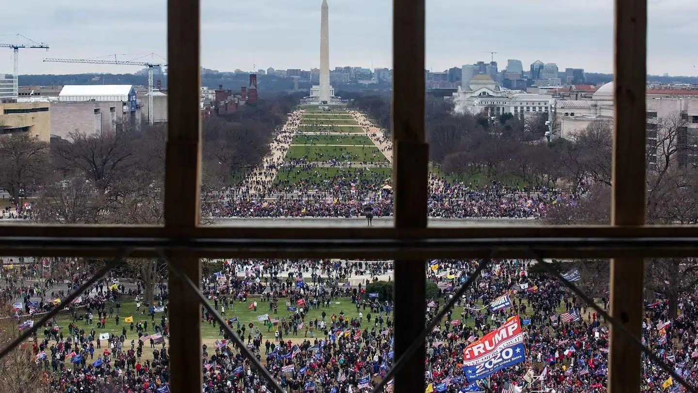 Demonstranter i Washington.
