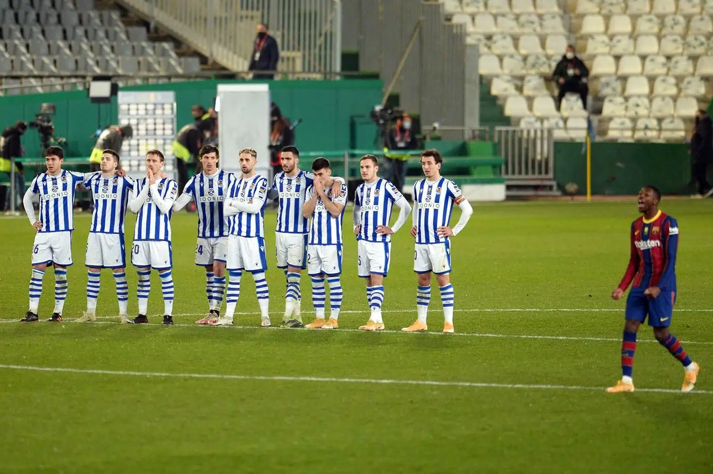 Real Sociedad-spillernes drøm blev slået itu i straffesparkskonkurrencen mod FC Barcelona.