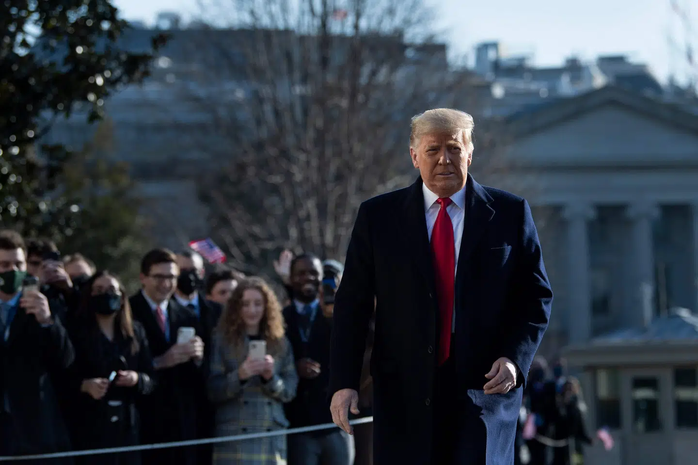 USA's præsident, Donald Trump, bliver den første præsident i landets historie til at stå for en rigsret to gange. Brendan Smialowski/Ritzau Scanpix