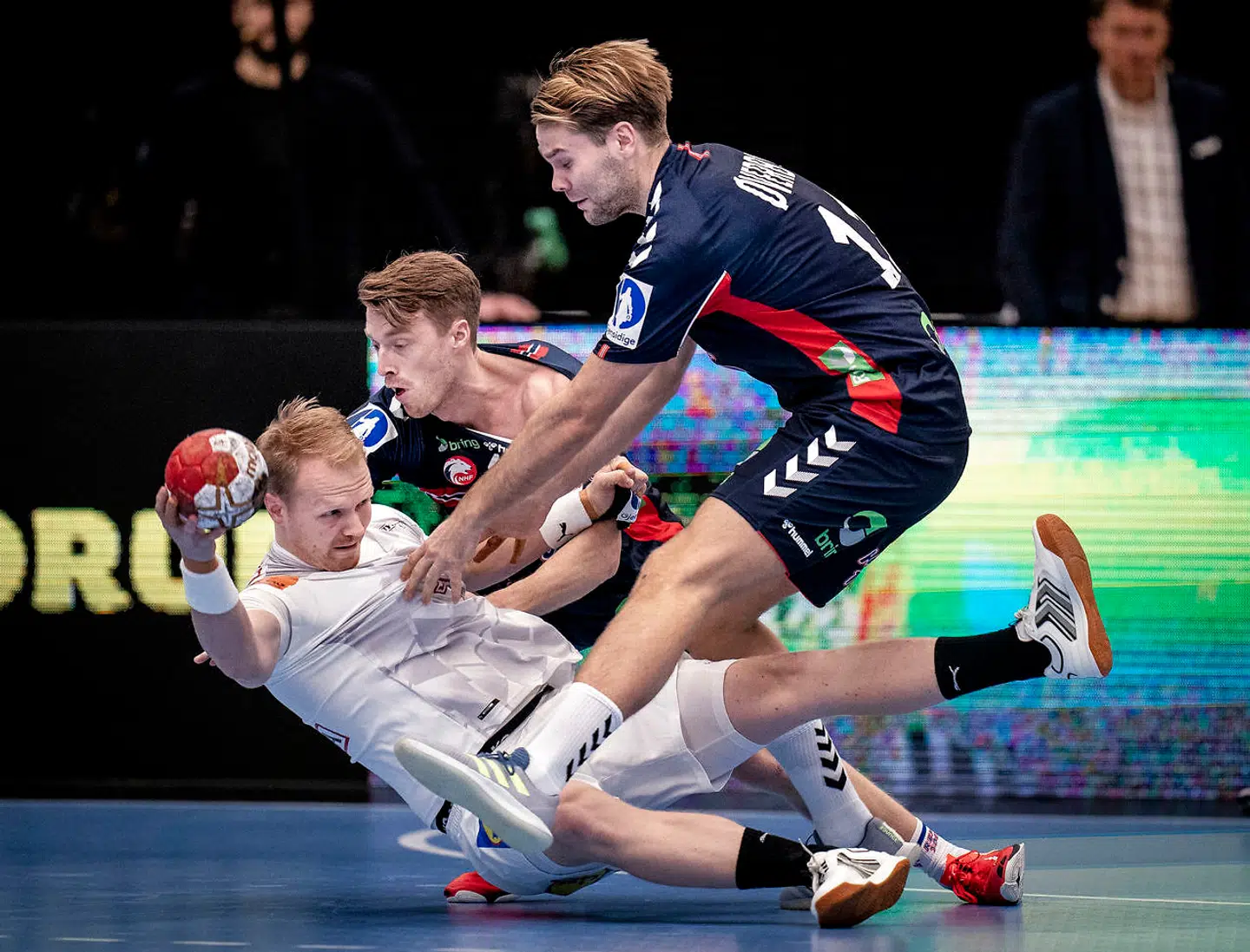 Danmark og Norge mødtes i en testkamp i lørdags. Desværre for Danmark og Anders Zachariassen tabte det danske landshold 34-36.