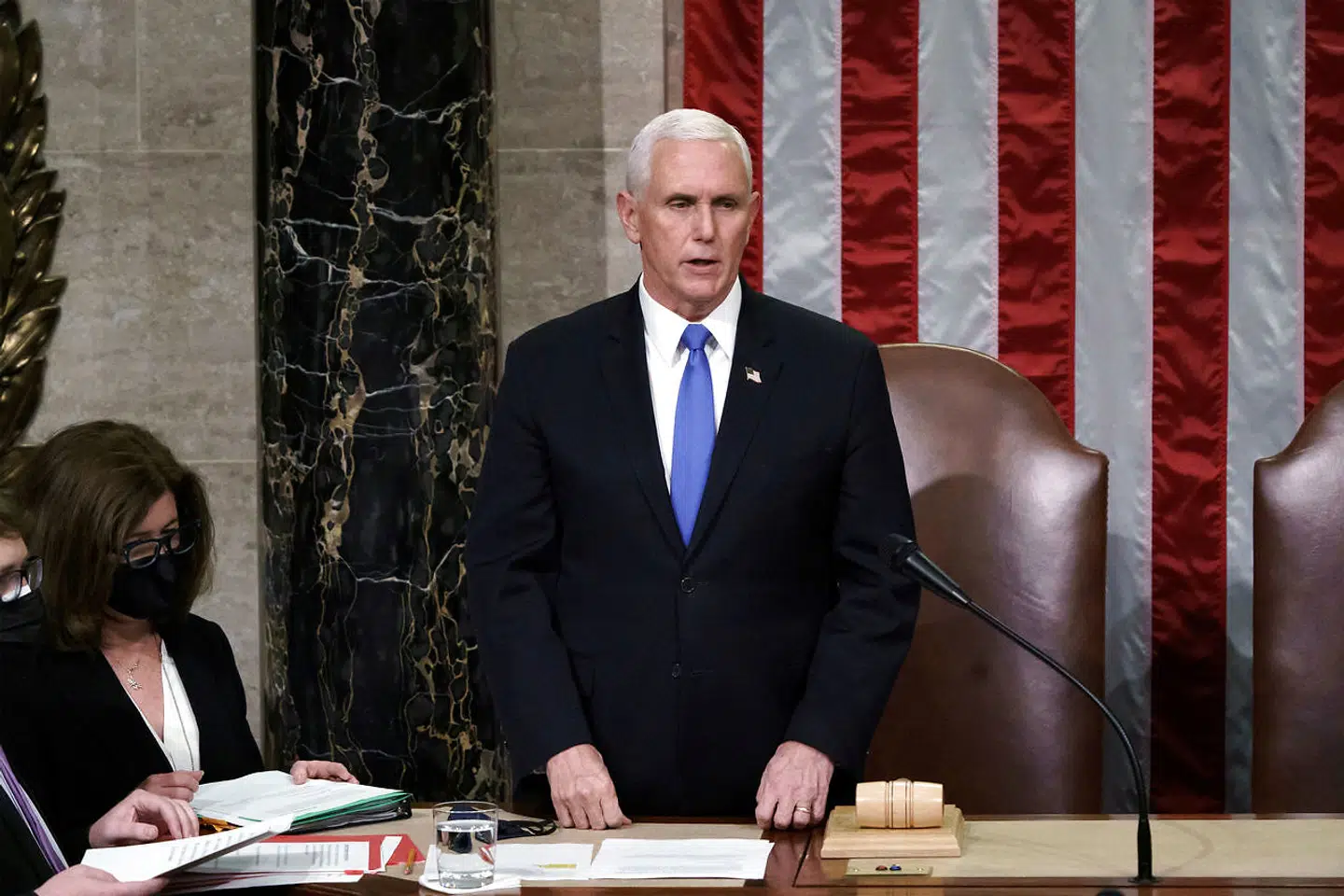 Mike Pence verificerede valgresultatet i Kongressen. Mod Donald Trumps ønske.