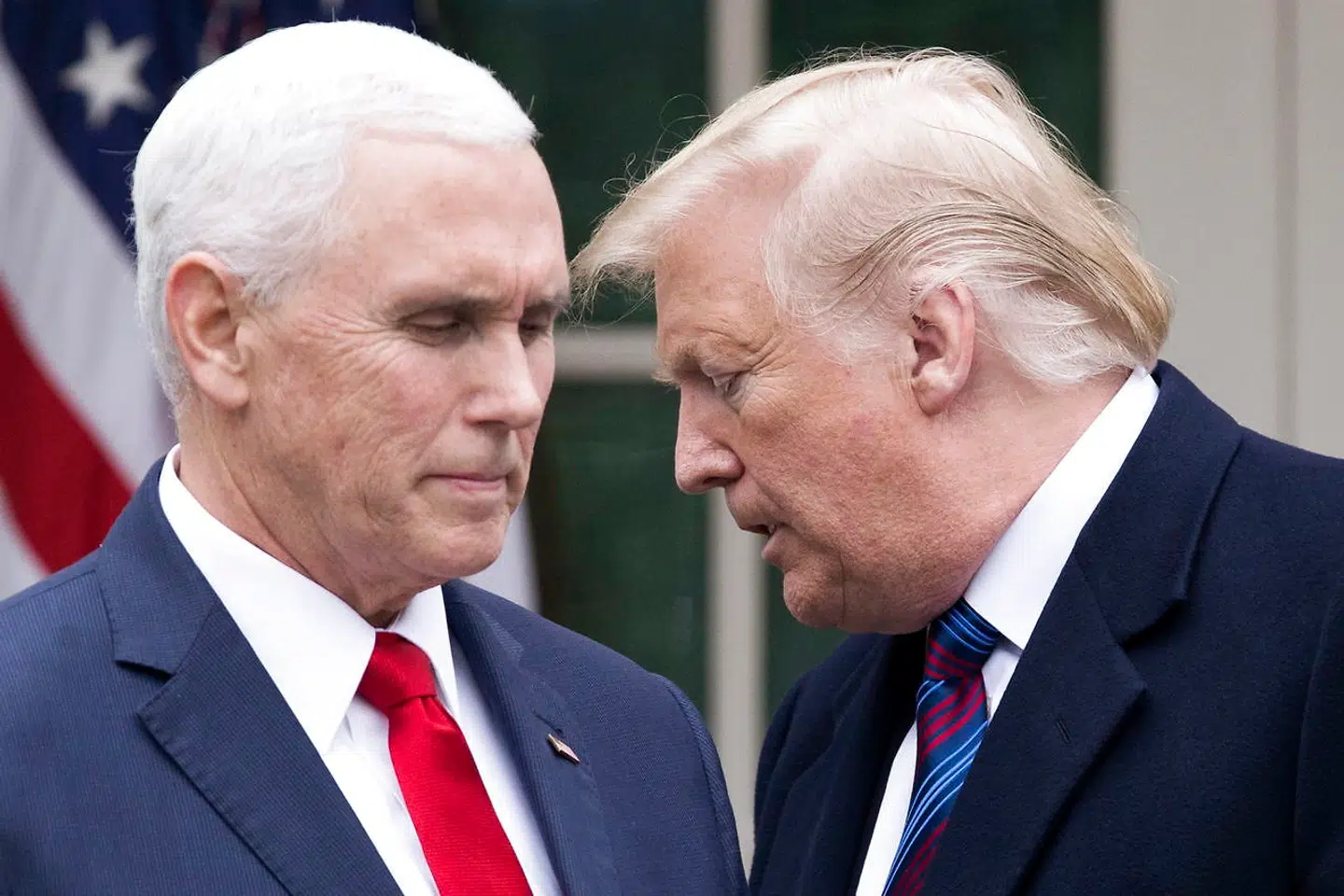 Forholdet mellem Donald Trump (th.) og Mike Pence er blevet kraftigt forværret i den seneste tid.