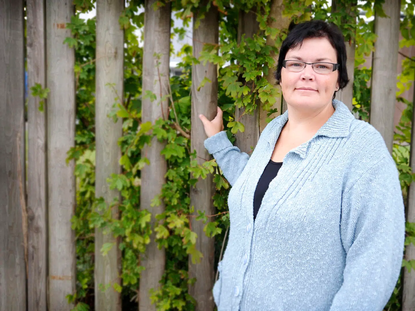 Merethe Kasten kmpede med vægten, da hun deltog i 'Livet er fedt'. Her ses hun nogle år efter.