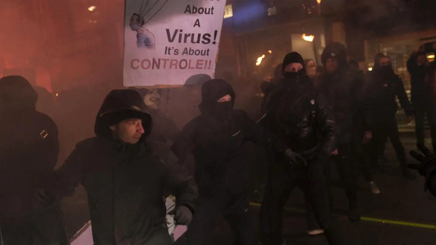 Stor demonstration i København arrangeret af Men in Black, Denmark.