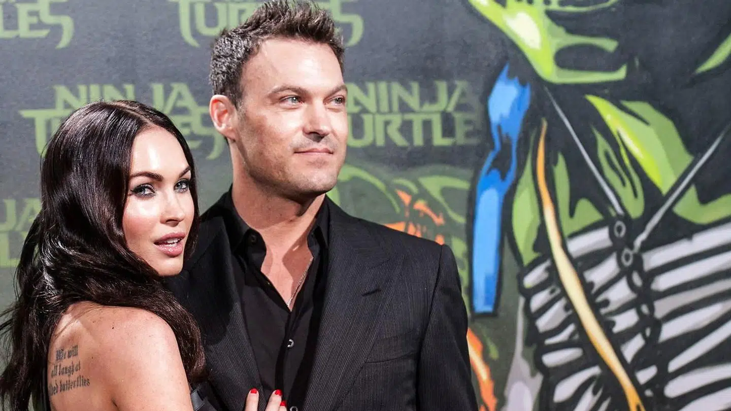 Arkivfoto af det tidligere ægtepar Brian Austin Green og Megan Fox.