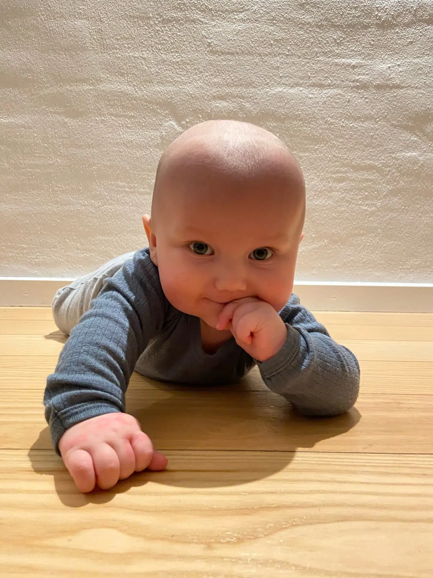 Valdemar blev født for tidligt, men er nu frisk og sund. Privatfoto.