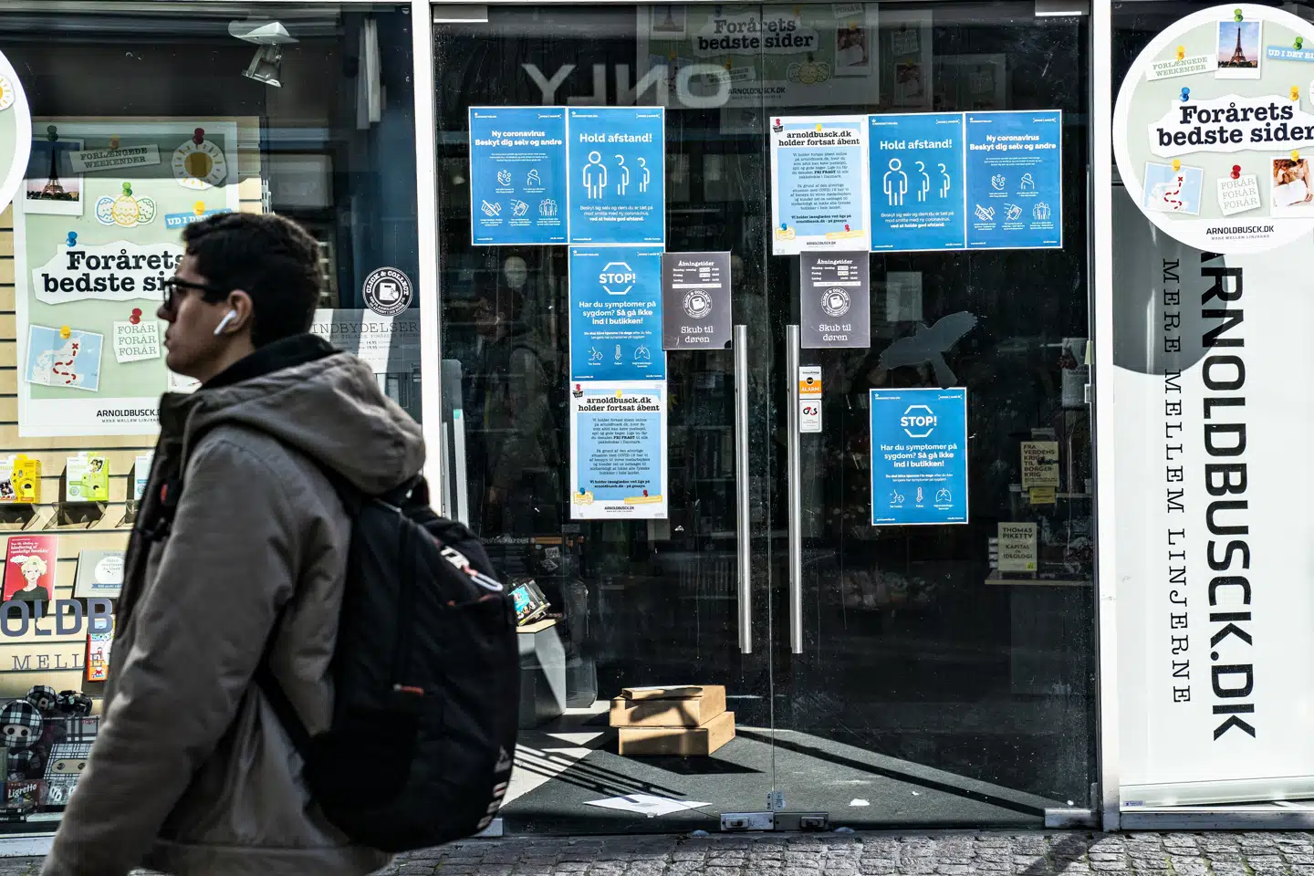 Arnold Busck var en af de danske virksomheder, der i 2020 ingav konkursbegæring. (Arkivfoto) Henning Bagger/Ritzau Scanpix