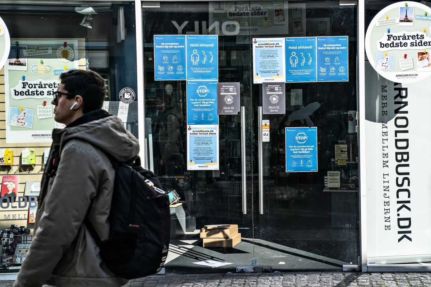Arnold Busck var en af de danske virksomheder, der i 2020 ingav konkursbegæring. (Arkivfoto) Henning Bagger/Ritzau Scanpix